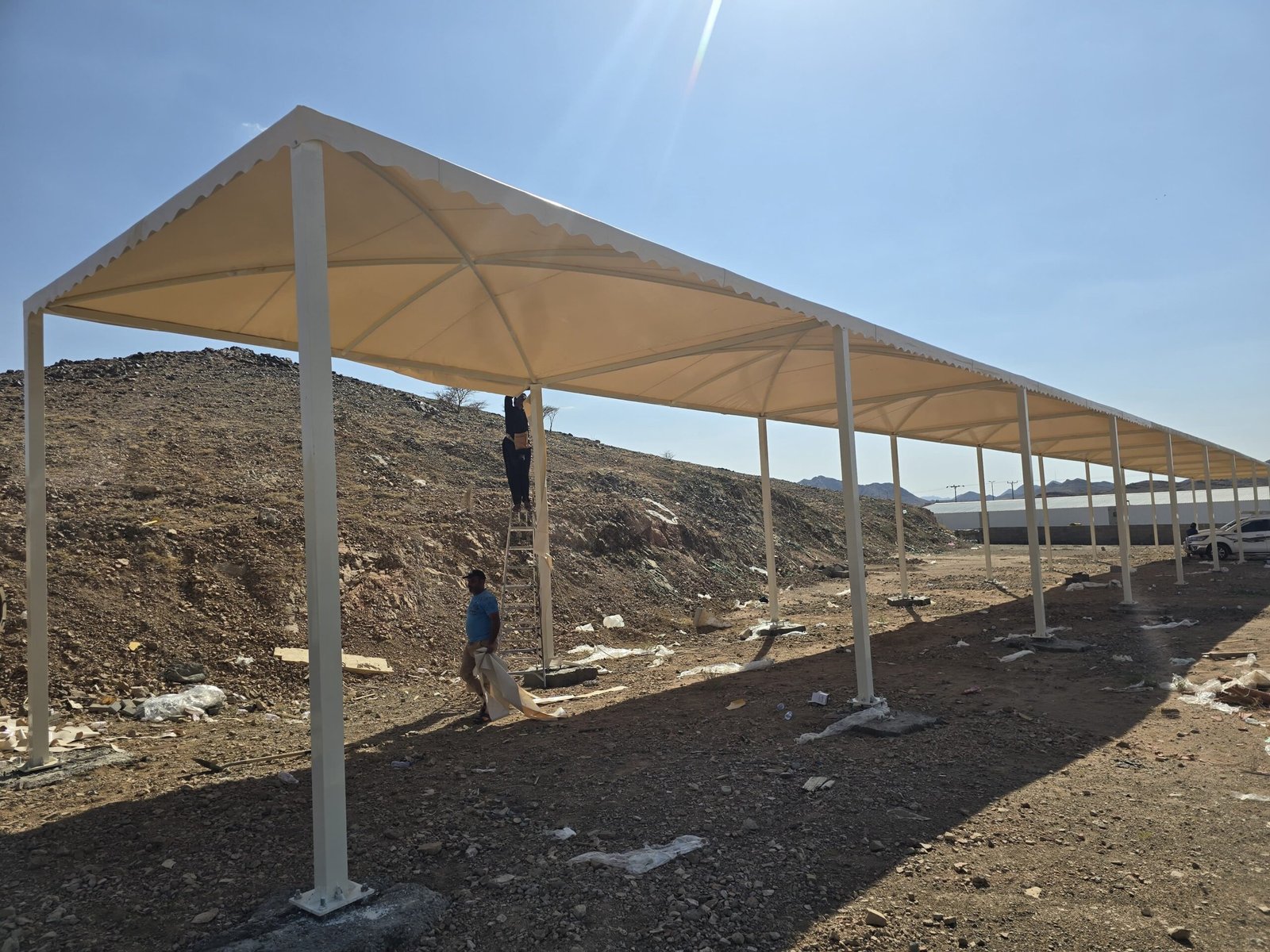 مظلات وسواتر في جدة بجودة عالية و مضمونة